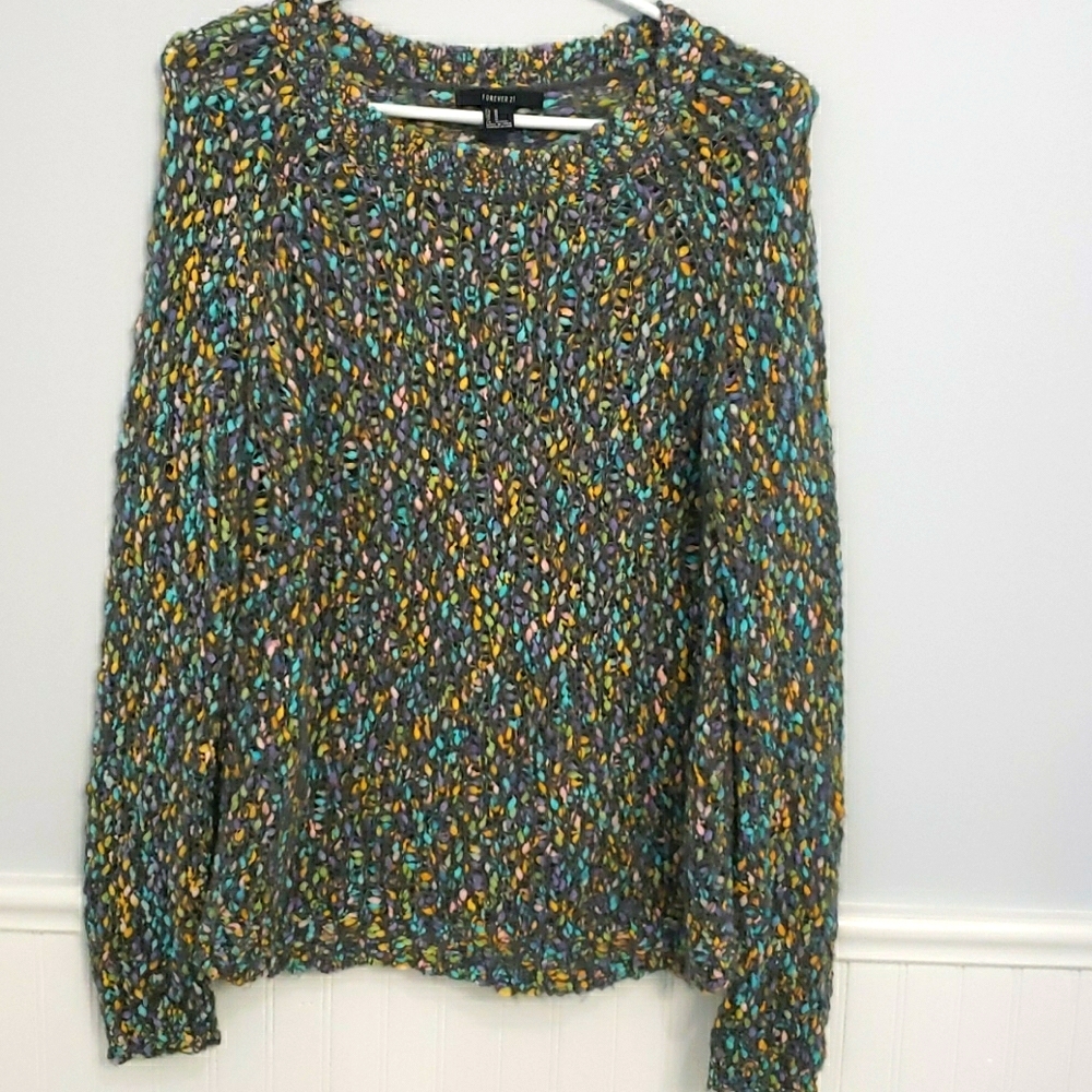 F21 Multi Coloured Sweater